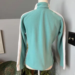 ACG Nike Quarter‎ Zip Fleece Pullover Aqua Blue White Athletic Jacket Womens med thumbnail 2