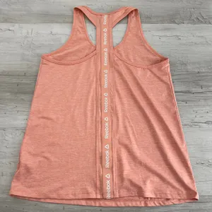 Reebok Athletic Racerback Tank Top Women Extra Small Pink Workout Athleisure XS thumbnail 2