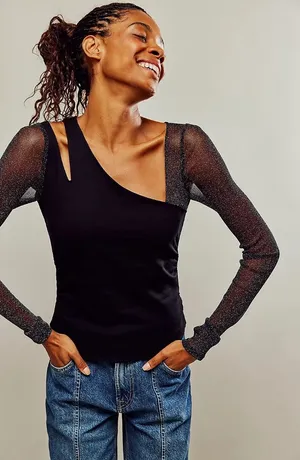 NWT Janelle Layered Top Size S thumbnail 1