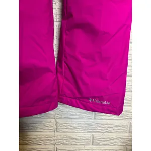 Columbia Snow Pants Women S Pink Excellent Omni-Tech Waterproof Ski Winter thumbnail 2