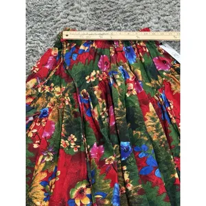 Vintage Women’s Maxi Skirt Floral Boho Layered Festival Whimsigoth Size XS NWT thumbnail 11
