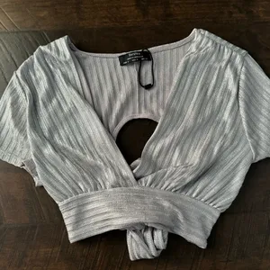 (3/$40 Item) Bershka Sparkly Top thumbnail 4