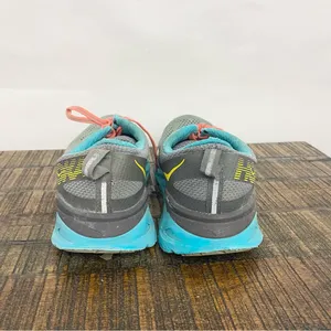 Hoka One One Warahi 3 Gray and Blue Running Athletic Shoes Size 9.5 thumbnail 4