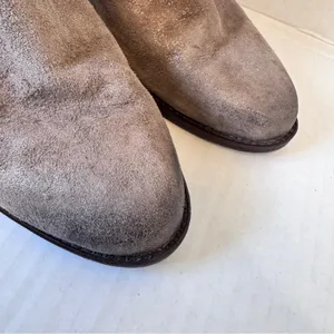Sofft Brown Metallic Leather Chelsea Ankle Boots Women’s 10 Fall Casual Chunky thumbnail 4