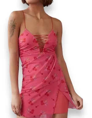 Urban Outfitters Lace Up Mini Dress thumbnail 1