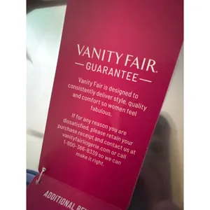Brand new Vanity Fair Women's Size Small Wireless Bralette Bra Blue Harbour thumbnail 8