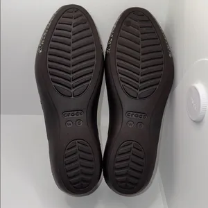 Crocs Sienna Ballet Flats Shoes Brown Slip On Women’s 6 thumbnail 8