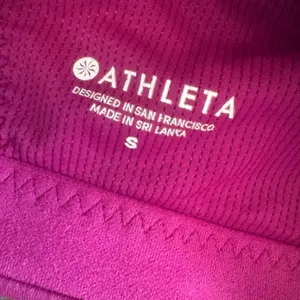 Athleta size small hot pink women's racer back sports bra thumbnail 2