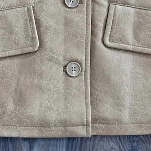 Urban Outfitters Sydney Oversized Dad Jacket Gold Tan 90s Phoebe Buffay Small thumbnail 4