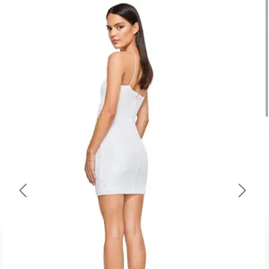 Revolve Nookie Supreme White Sequin Strappy NYE Mini Dress‎ Size S NEW thumbnail 2
