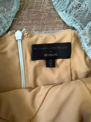 MICHAEL COSTELLO x REVOLVE Isadora Mini Dress in Baby Blue Size XS thumbnail 5
