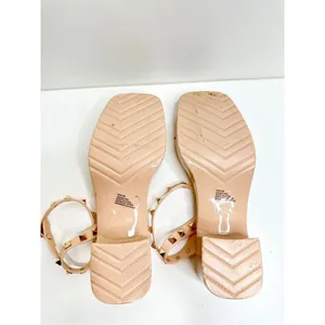 MIA Sandals Womens Size 6 Pink Studded Chunky‎ Heel Y2K thumbnail 9