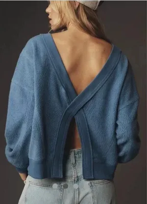Anthropologie Fleece Sweater thumbnail 3