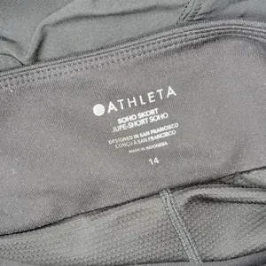 Athleta Black Soho Mini Skirt thumbnail 4