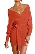 Zesica orange long sleeve dress size XL thumbnail 1