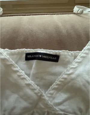 Brandy Melville White Tank Top thumbnail 3
