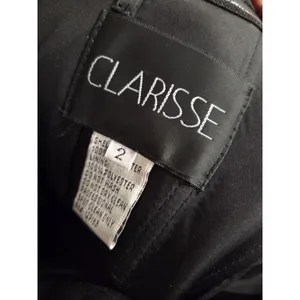 Clarisse Strapless Black Gold Iridescent Sequins Mermaid Formal Dress 2 #3719 thumbnail 8