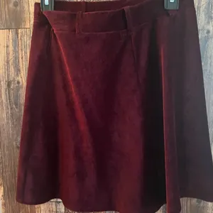 Altar’d State Maroon Lightweight Corduroy Skirt Size medium (bg2) thumbnail 3