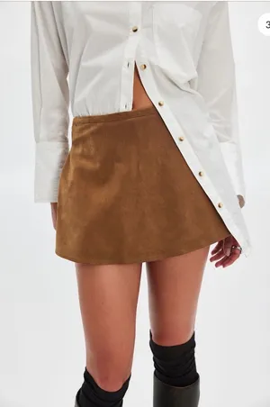 We the Free suede skort thumbnail 1