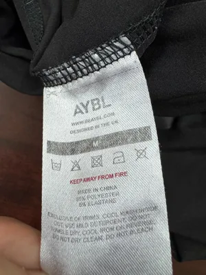 AYBL Black Running Shorts Size Medium thumbnail 5
