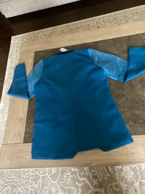 Women's Blue Sapphire Double Breasted Blazer by @signedblake thumbnail 9