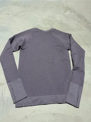 Lululemon rest less Textured Crew Neck purple thumbnail 6