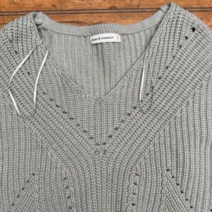 Moon & Madison Green Slouchy Cropped‎ Sweater Large ANTHROPOLOGIE thumbnail 2