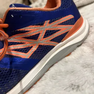 North Face Hyper-Track Guide running shoes blue and coral thumbnail 4