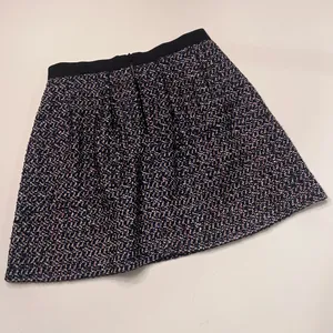French Connection Multi-Color Tweed w/ Black Contrast A-Line Mini‎ Skirt Size 6 thumbnail 11