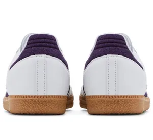 Adidas Samba OG White Sneakers Cloud/Aluminum/Purple thumbnail 2