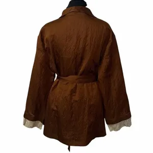 Zara Brown Belted Wrap Kimono Oversized Jacket(Size Small) thumbnail 8