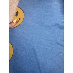 Aviator Nation Jogger Sweatpants Blue Smiley Face Women's Medium Happy ** thumbnail 14