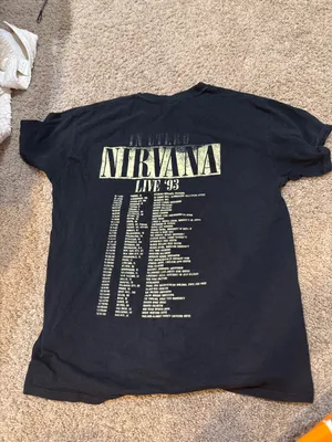 nirvana band tee Black thumbnail 2