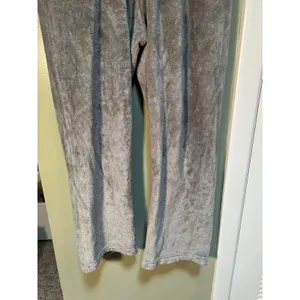 Free Haven Womens Sz Large Plush Sweatpants Lounge Pants Light Gray Straight Leg thumbnail 3