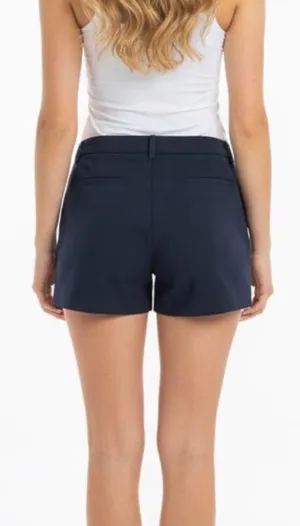 Tory Burch Sport blue skort ruffle with buttons down front side sz Medium thumbnail 2