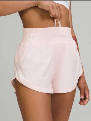Lululemon Track That High-Rise Lined Short 3" Strawberry Milkshake Light Pink 8 thumbnail 3