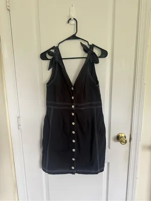 Free People NEW London Town Overall Mini Dress thumbnail 3