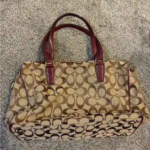 Coach Signature Stripe Purse thumbnail 4