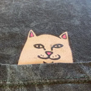 RipnDip Unisex Green Acid Wash L/S Lord Nermal Skate Cat Kingpi T-Shirt Sz M thumbnail 1