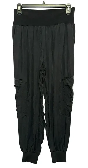 Cinq à Sept Black‎ Cargo Jogger Pants Medium Lightweight Utility thumbnail 1