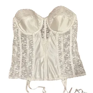 Vintage Longline Strapless Bustier Corset Top thumbnail 1