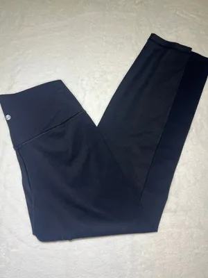 CRZ YOGA Black Leggings with Reflective Logo thumbnail 1