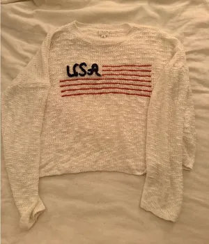 USA Sweater White thumbnail 1