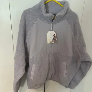 Cozy lilac Fleece Jacket XL thumbnail 2