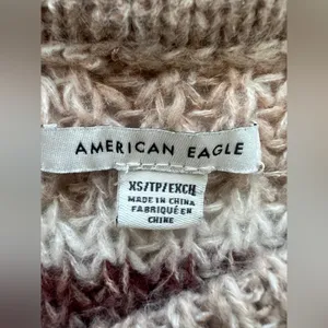 American Eagle Outfitters oversized Striped Knit Sweater thumbnail 4