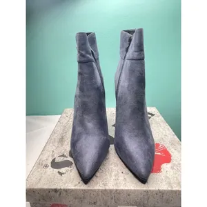 Stylish blue Suede Ankle Boots size 10‎ thumbnail 2