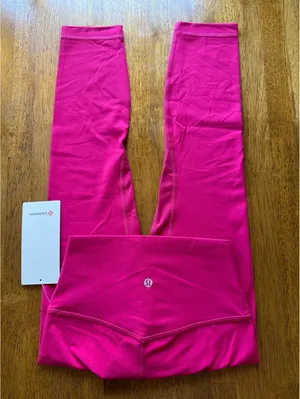 Lululemon Align High Rise 23” Passionate PSNT Size 4 NWT thumbnail 1