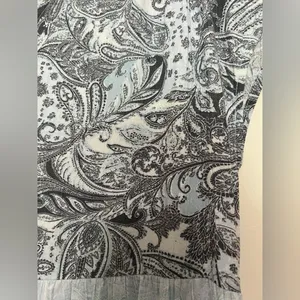 Wonderly Tiered Blue Paisley Maxi Dress Small‎ boho thumbnail 3