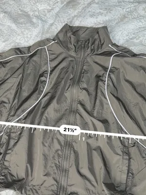 Avia Beige Bomber Jacket with White Piping - Women thumbnail 9
