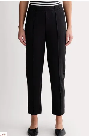 Everlane The Dream Pant Pintuck Pull On Pants Tapered Black Womens Small thumbnail 11